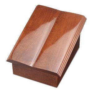 Urna drewniana - książka średni brąz
